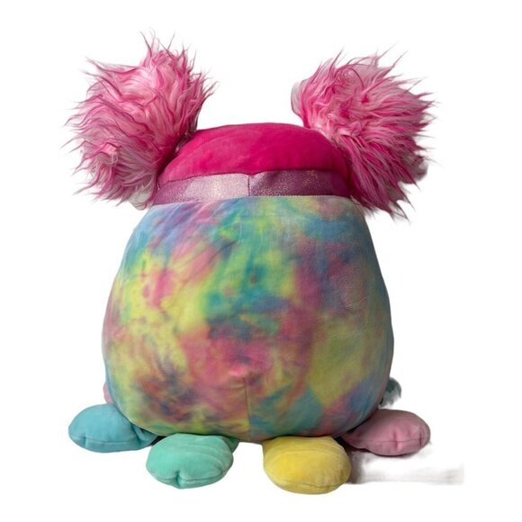 Squishmallows Pink Blue Yellow‎ Tie Dye Opal The Octopus Plush Stuffed Animal - Picture 2 of 10